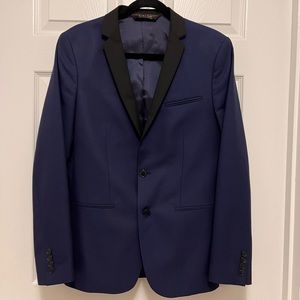 Zara Textured Weave Blazer